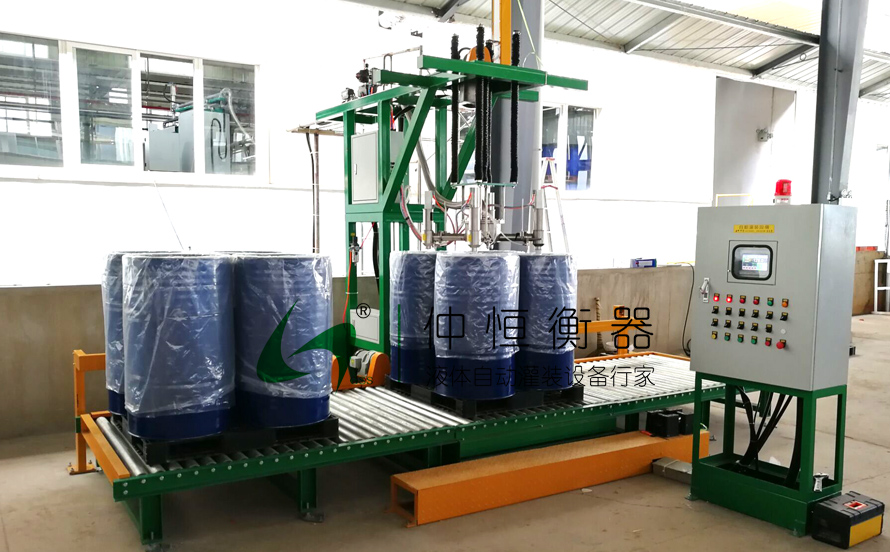 200Lx4桶液體灌裝生產(chǎn)線(xiàn)1